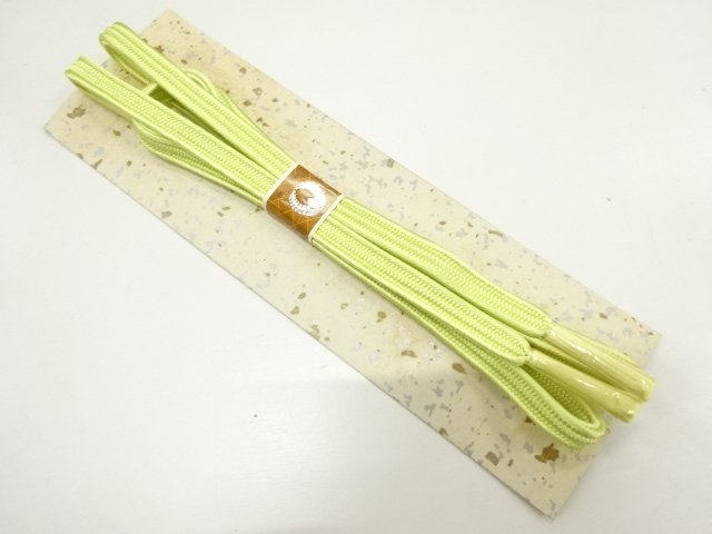 JAPANESE KIMONO / UNUSED HAND-TIED OBIJIME CORD / SILK